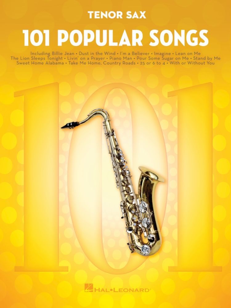 Noten 101 Popular Songs for Tenor Sax HL 00224725 Tenorsaxophon
