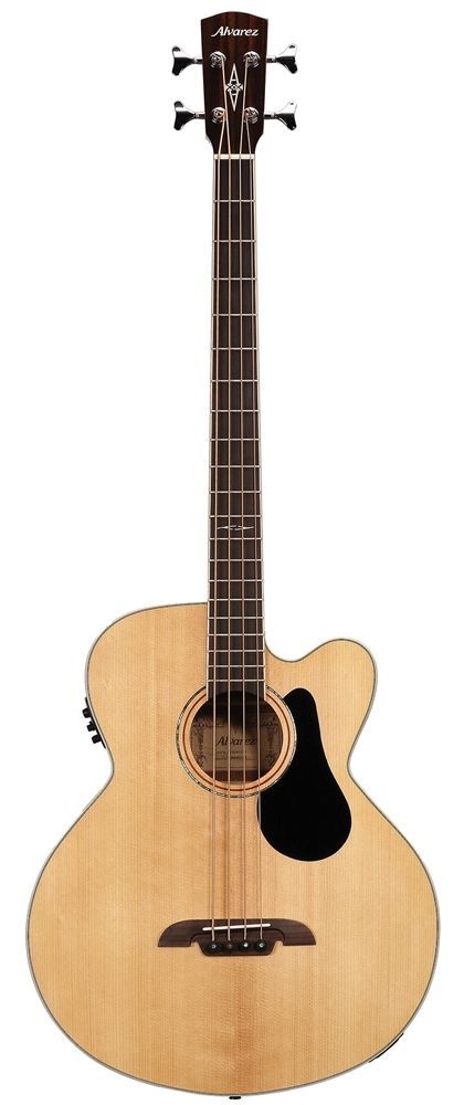 Alvarez AB60 CE Elektro-Akustik-Bass Natur Hochglanz