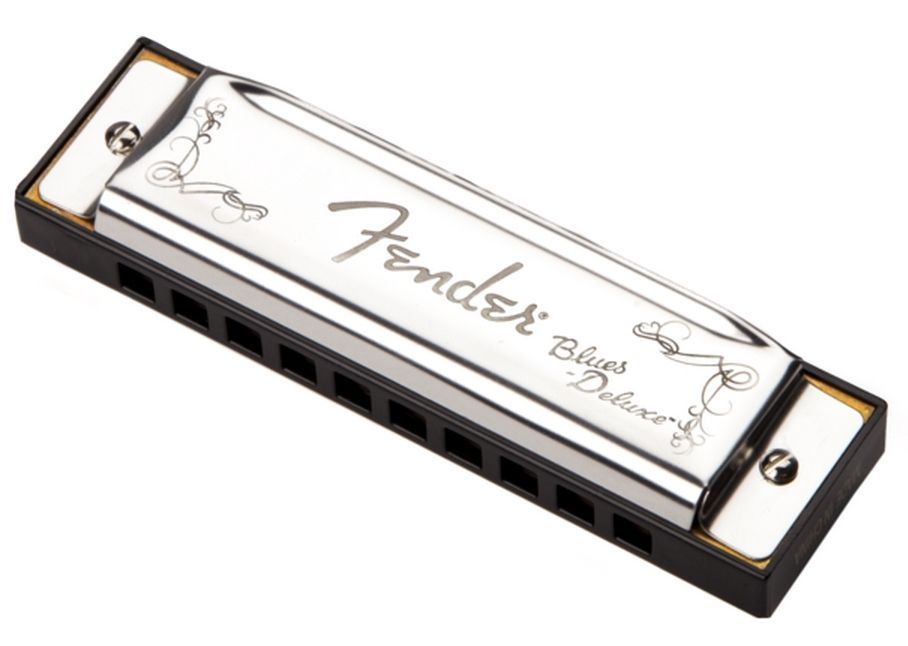 Fender Blues DeLuxe Harmonica C-Dur /20 Mundharmonika incl. Etui_00031471_