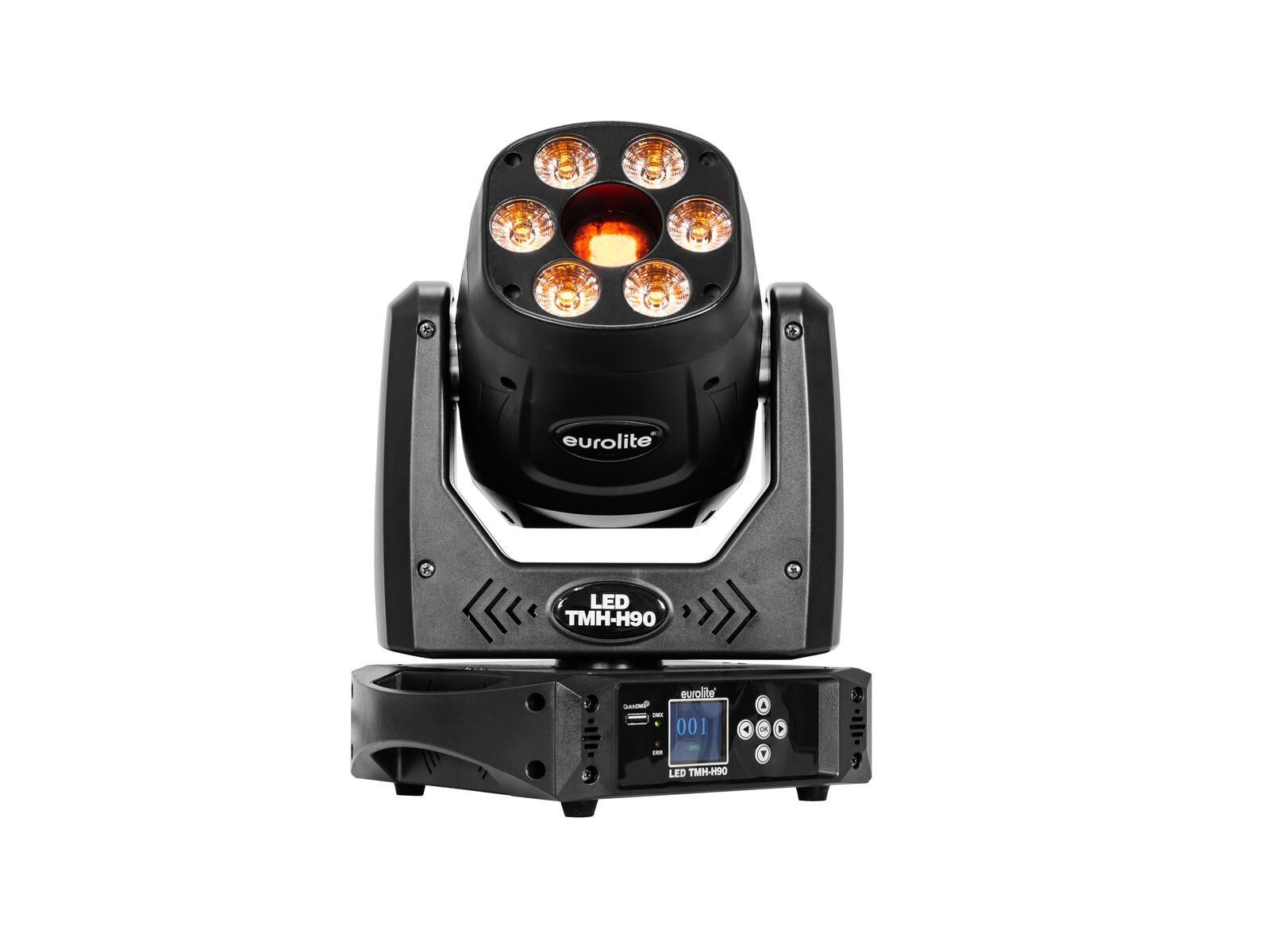 EUROLITE LED TMH-H90 Hybrid Moving-Head Spot/Wash COB_00054182_