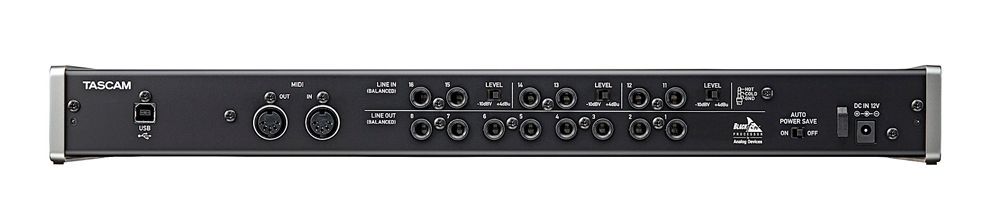 Tascam US-16x08  USB-Audio-/MIDI-Interface mit 8 Mikrofon- + 8 Line-Eingänge_00031366_