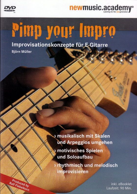 DVD pimp your impro IMPROVISATIONSKONZEPTE guitar Björn Müller BoE 7181