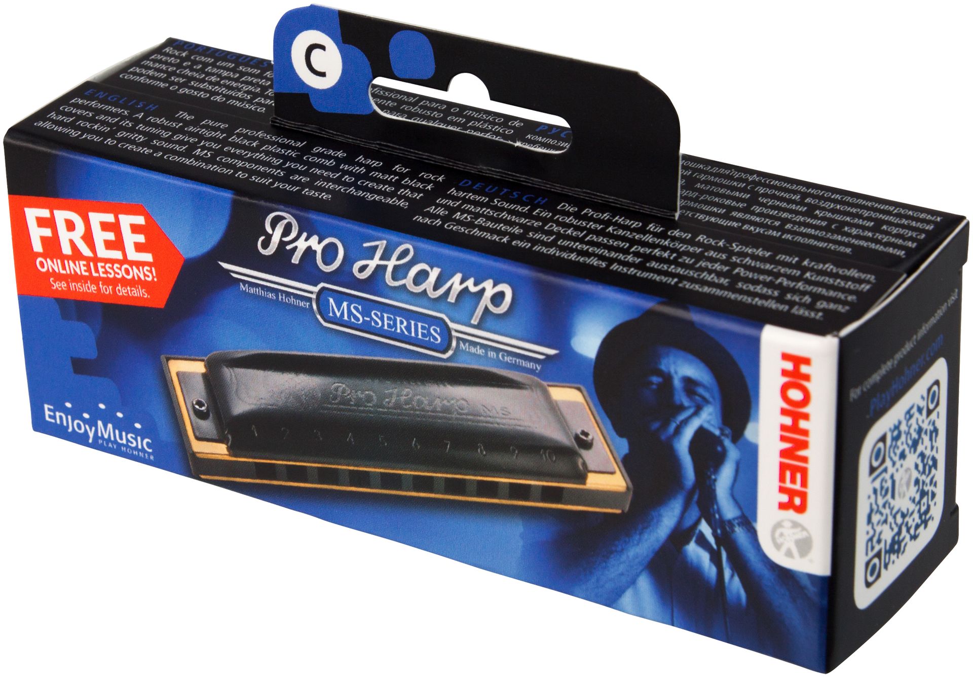 Hohner Pro Harp C-Dur /20 Mundharmonika HOM564017