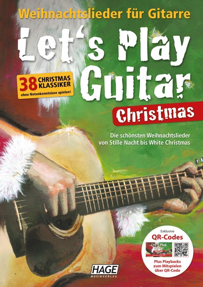 Noten Let´s play guitar Christmas incl. Audio-downloadcode HAGE 2799