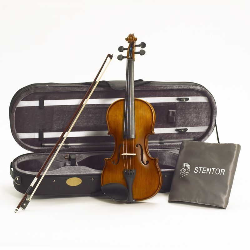 Stentor Violine Graduate 1/4 SR-1542F  Garnitur mit Koffer u. Bogen