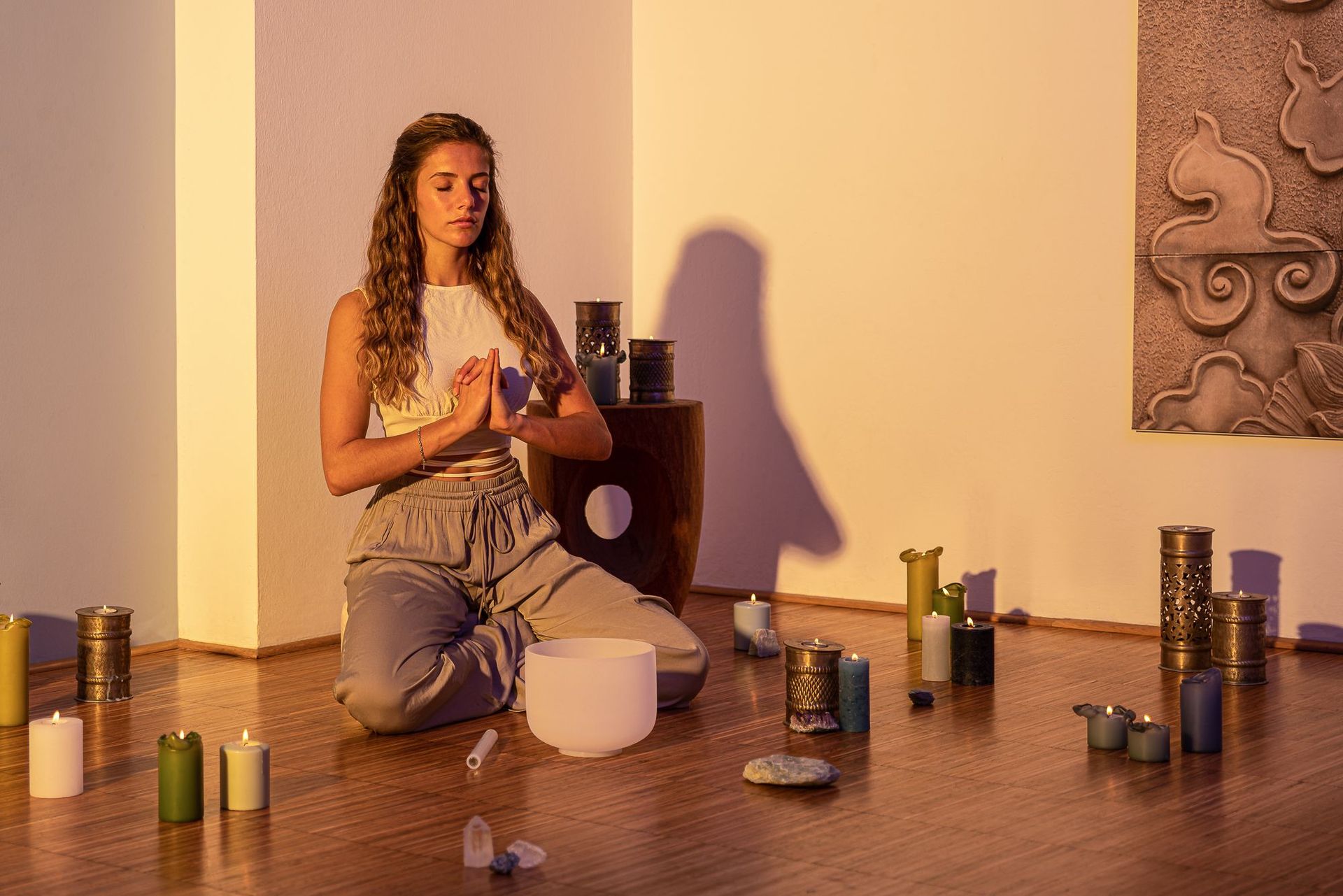 Meinl Sonic Energy CSB8B Crystal Singing Bowl 8" Crown Chakra