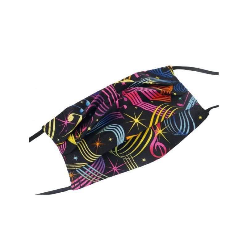 9002138035061 - Behelfsmaske mit Ohrschlaufen Noten Musik Gummi Mund Nasen Schutz 185 x 95 cm