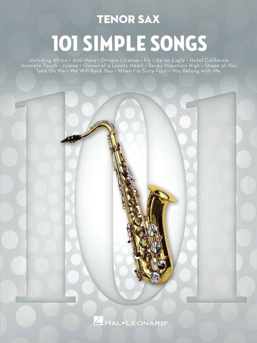 Noten 101 simple songs for Tenor saxophone HL01206379 Altsaxophon
