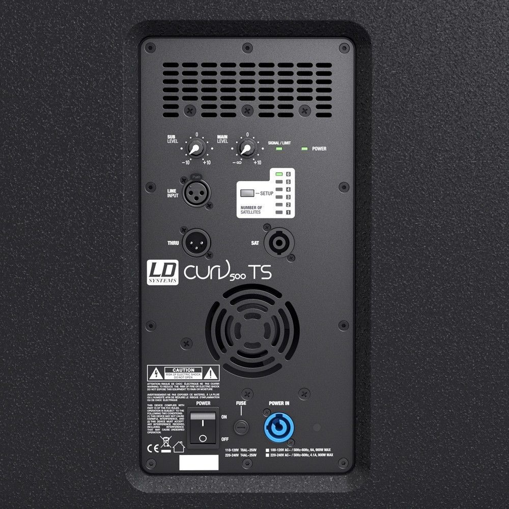 LD Systems CURV 500 TS Kompaktes Touring Array System für PA und Monitor_00039697_