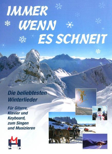 Noten Immer wenn es schneit die beliebtesten Weihnachtslieder Spiralbindung 