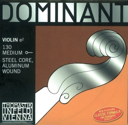 Thomastik Dominant Violine 1/2-E-Saite 130 Aluminium umsponnen