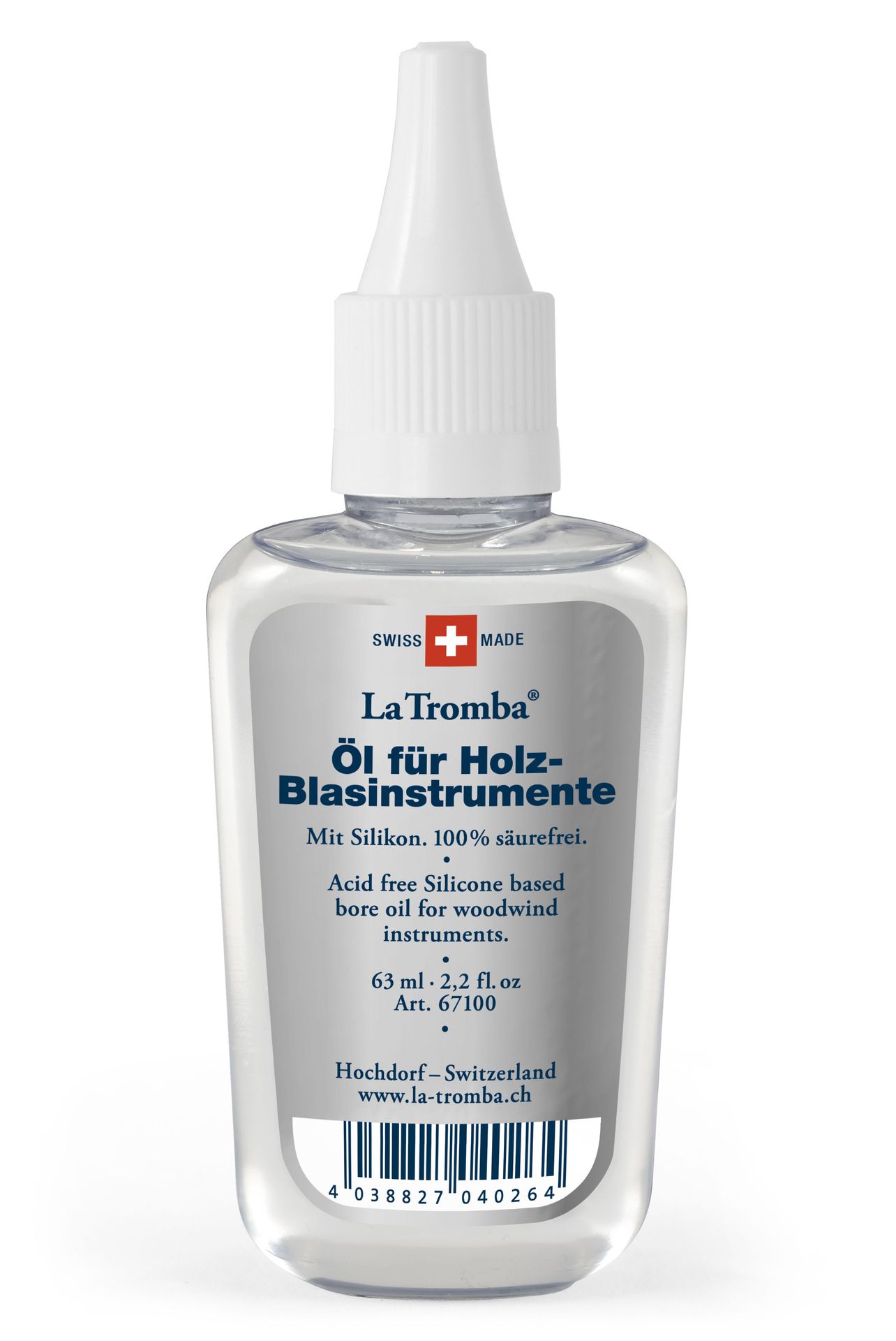 La Tromba Holzblasinstrumenten-Öl z.B.für Klarinette u.a. ,65 ml, 