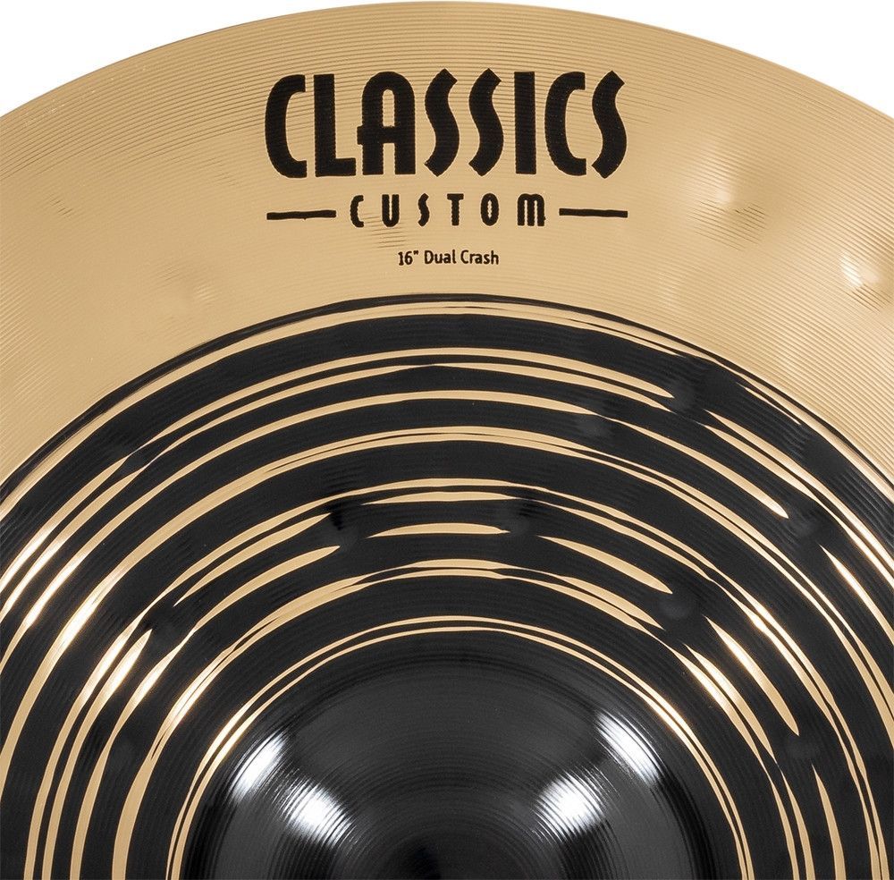 Meinl 16" Classics Custom Dual Crash Meinl 16" Classics Custom Dual Crash