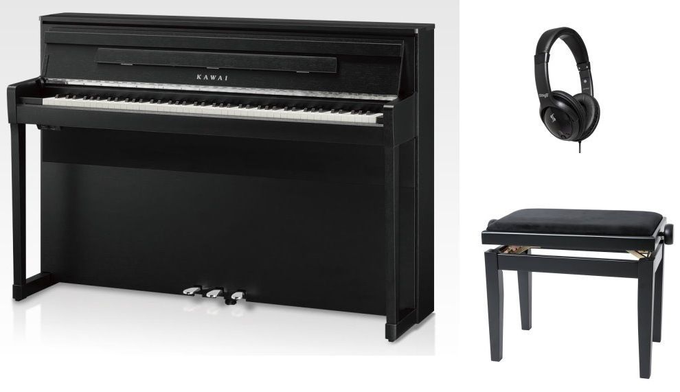 0703062857352 - KAWAI CA-901B Set E-Piano schwarz matt + Klavierbank u Kopfhörer