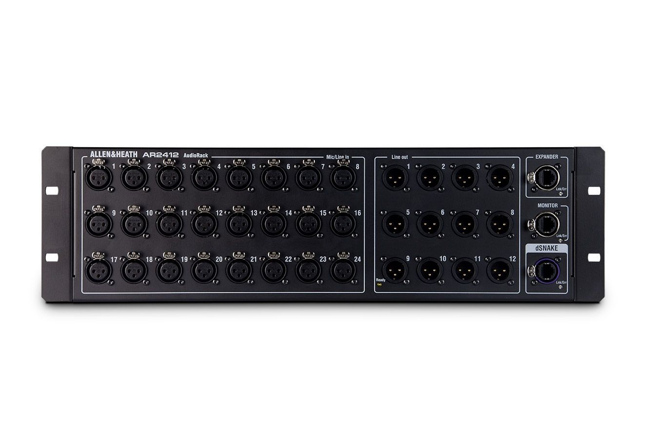 Allen & Heath AR2412 Audiorack 24 Kanal Stagebox für GLD und QU Digitalmixer