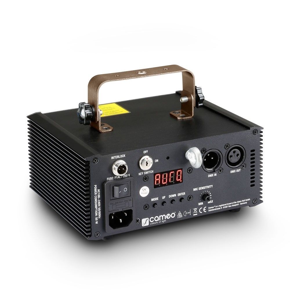 Cameo WOOKIE 200 RGY Animationslaser 200 mW RGY inkl. IR-Fernbedienung Cameo WOOKIE 200 RGY Animationslaser 200 mW RGY inkl. IR-Fernbedienung
