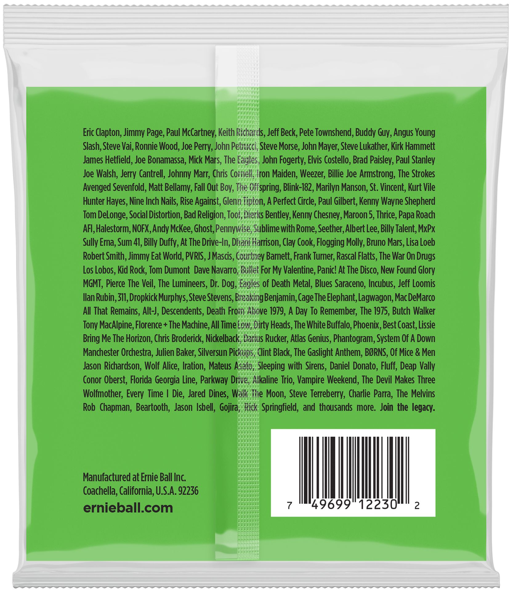 Ernie Ball EB-2230 12-Saiter E-Gitarren Saiten Regular Slinky .008-.040 