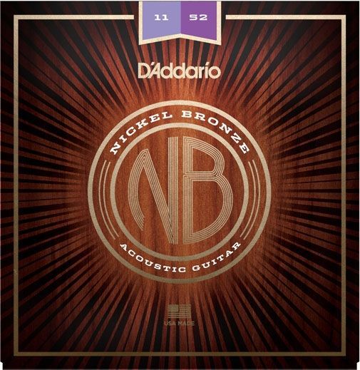 D'Addario NB1152 Nickel Bronze  Akustik Saiten, 6 Strings 011-052
