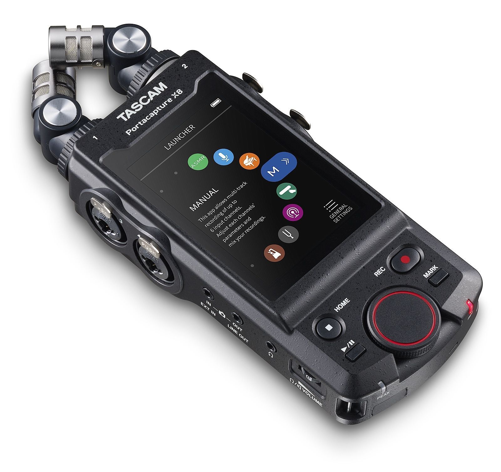 Tascam Portacapture X8 Portabler Handheld-Mehrspurrecorder