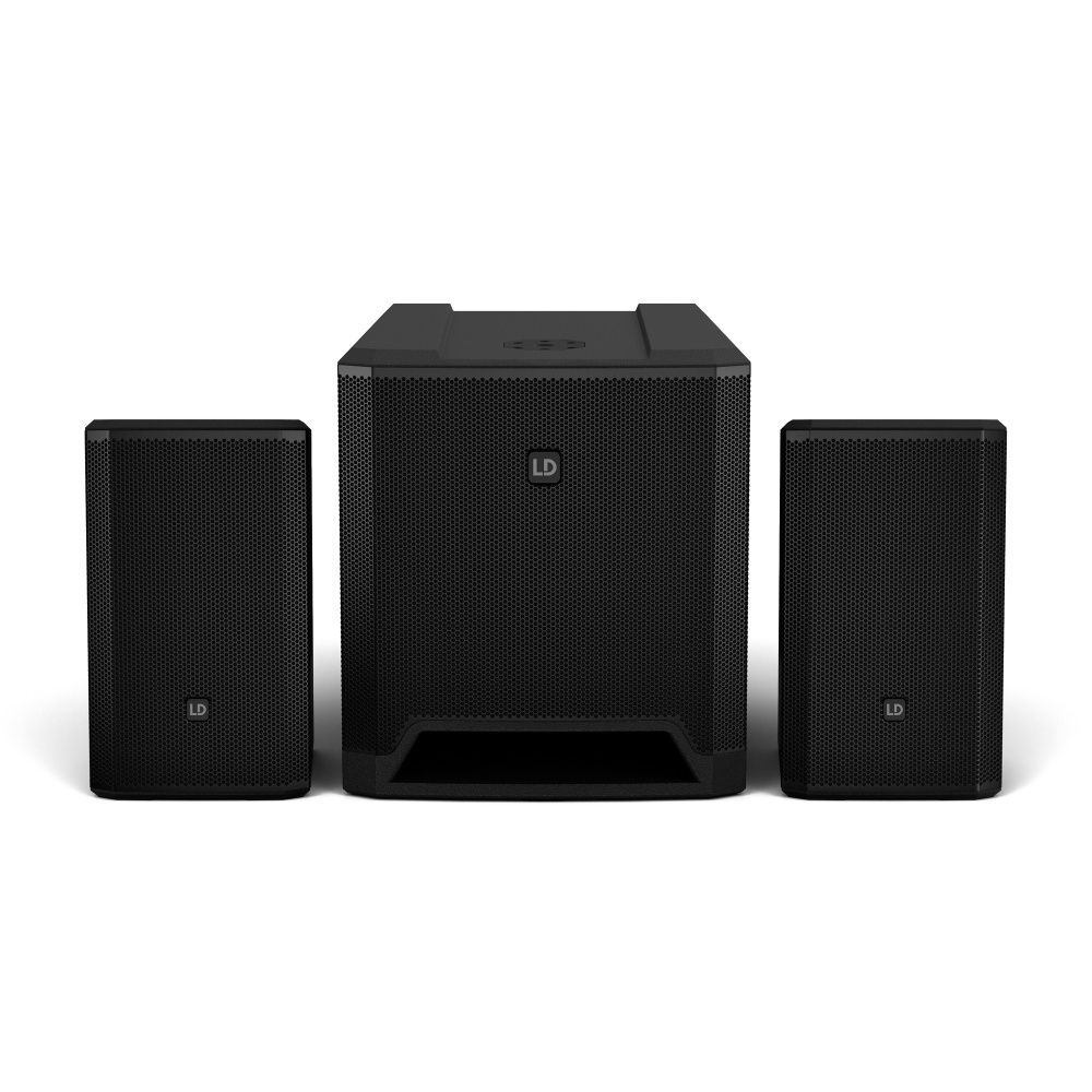 LD Systems DAVE 12 G4X Kompaktes 2.1 PA-System aktiv mit Bluetooth