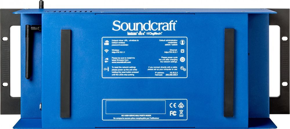 Soundcraft Ui24R  19" Digitalmixer mit Tablet/Smartphone/PC-Steuerung und WiFi 