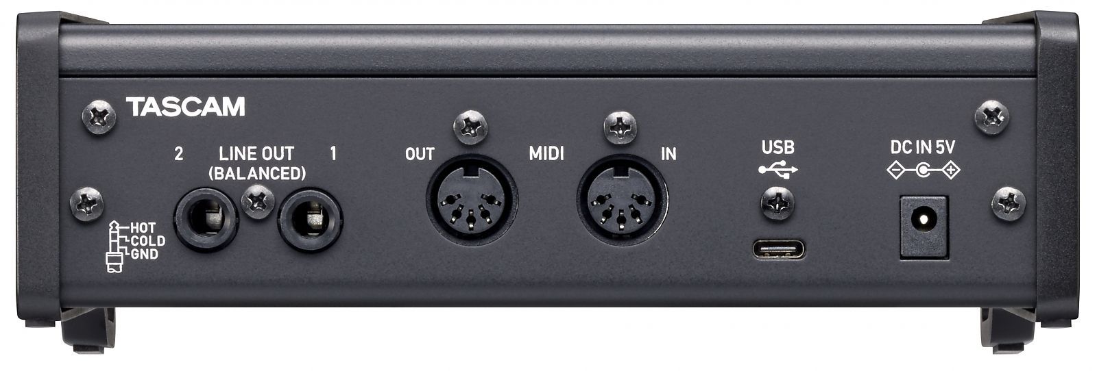 Tascam US-2x2HR USB Audio Interface 2-Kanal mit 2 Mikrofon-/Line-Eingängen