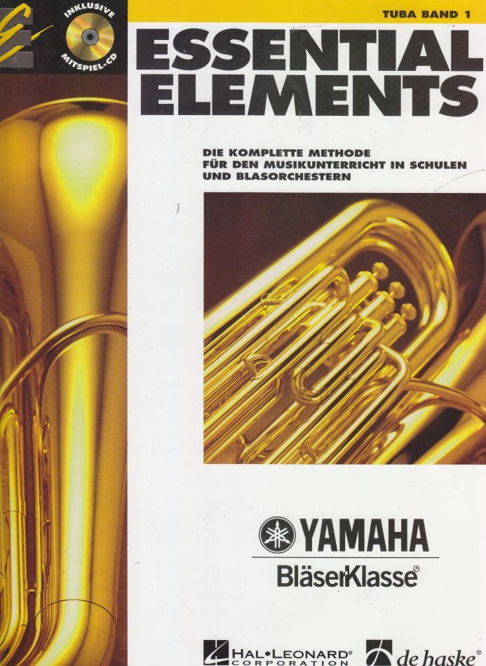 Noten ESSENTIAL ELEMENTS 1 Tuba incl. CD Yamaha Bläserklasse DHE 0574