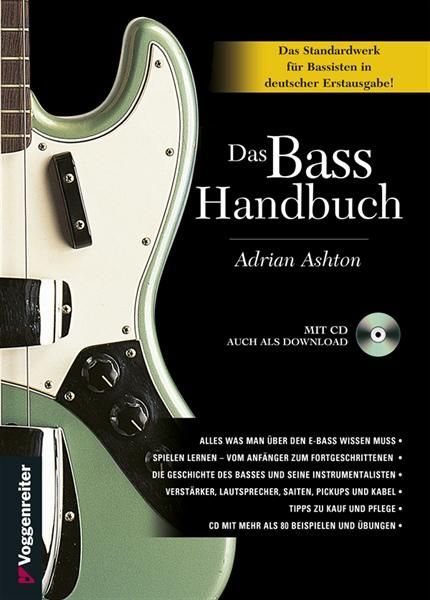 Das Bass Handbuch mit CD 0563 Voggenreiter Adrian Ashton ISBN 9783802405631  
