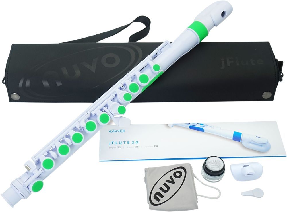Kinder-Querflöte NUVO jFlute 2.0 NU-JF220GN, f. Kinder ab 4 Jahren geeignet, _00040806_