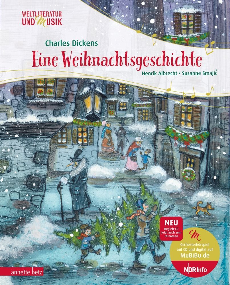 Eine Weihnachtsgeschichte & CD Charles Dickens Annette Betz