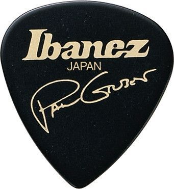 Ibanez Paul Gilbert Guitar-Pick Black 6er Pack Celluloid Plektren Heavy 1mm 