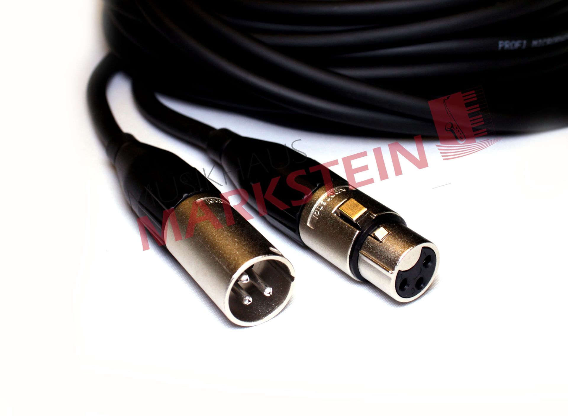 Mikrofonkabel Alcatel XLR male/female, 0,5 Meter, schwarz