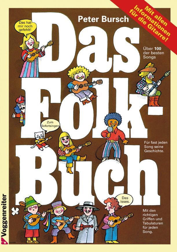 Noten Das Folkbuch Peter Bursch Voggenreiter 0852