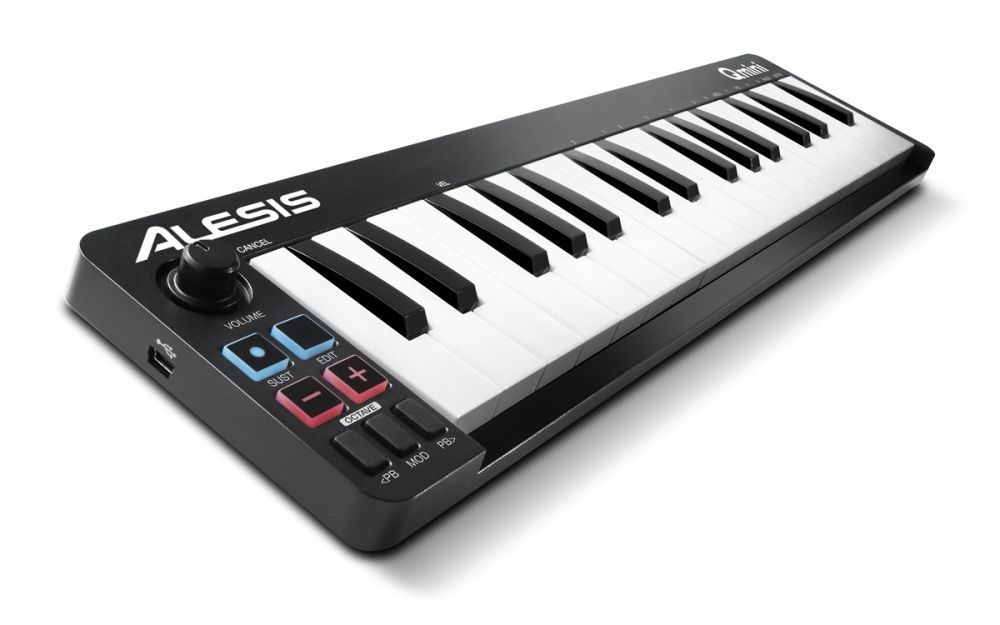Alesis Qmini USB Midi Keyboard, 32 Minitasten - anschlagdynamisch - 