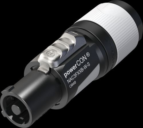 Neutrik NAC3FXXB-W-S PowerCON Stecker  grau Power Out