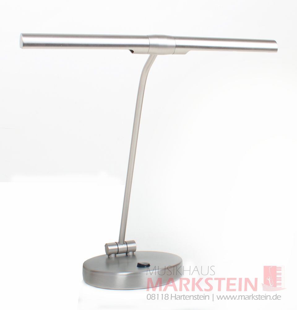 Jahn L4405 Halogen Platin/Nickel matt Klavierleuchte - incl Leuchtmittel 2x G4 -