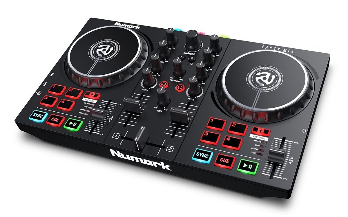 Numark Party Mix MKll  2-Kanal DJ Controller mit integrierter Soundkarte