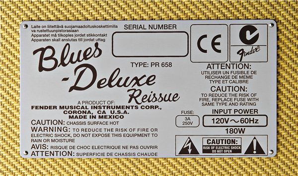 Fender Blues Deluxe Reissue 112, Vollröhren Combo