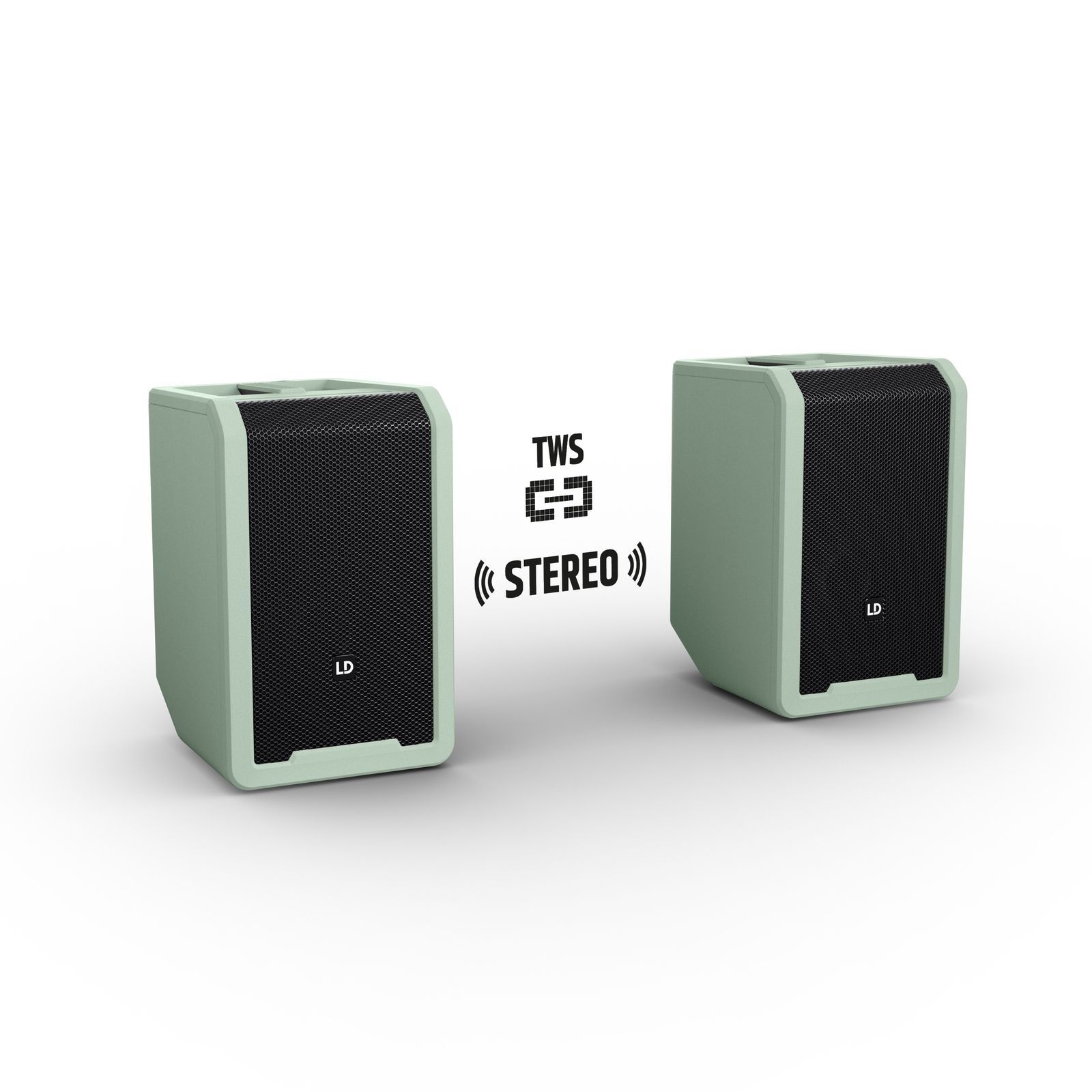 LD Systems ANNY 8 Green Akkubetriebene Bluetooth-Lautsprecherbox 
