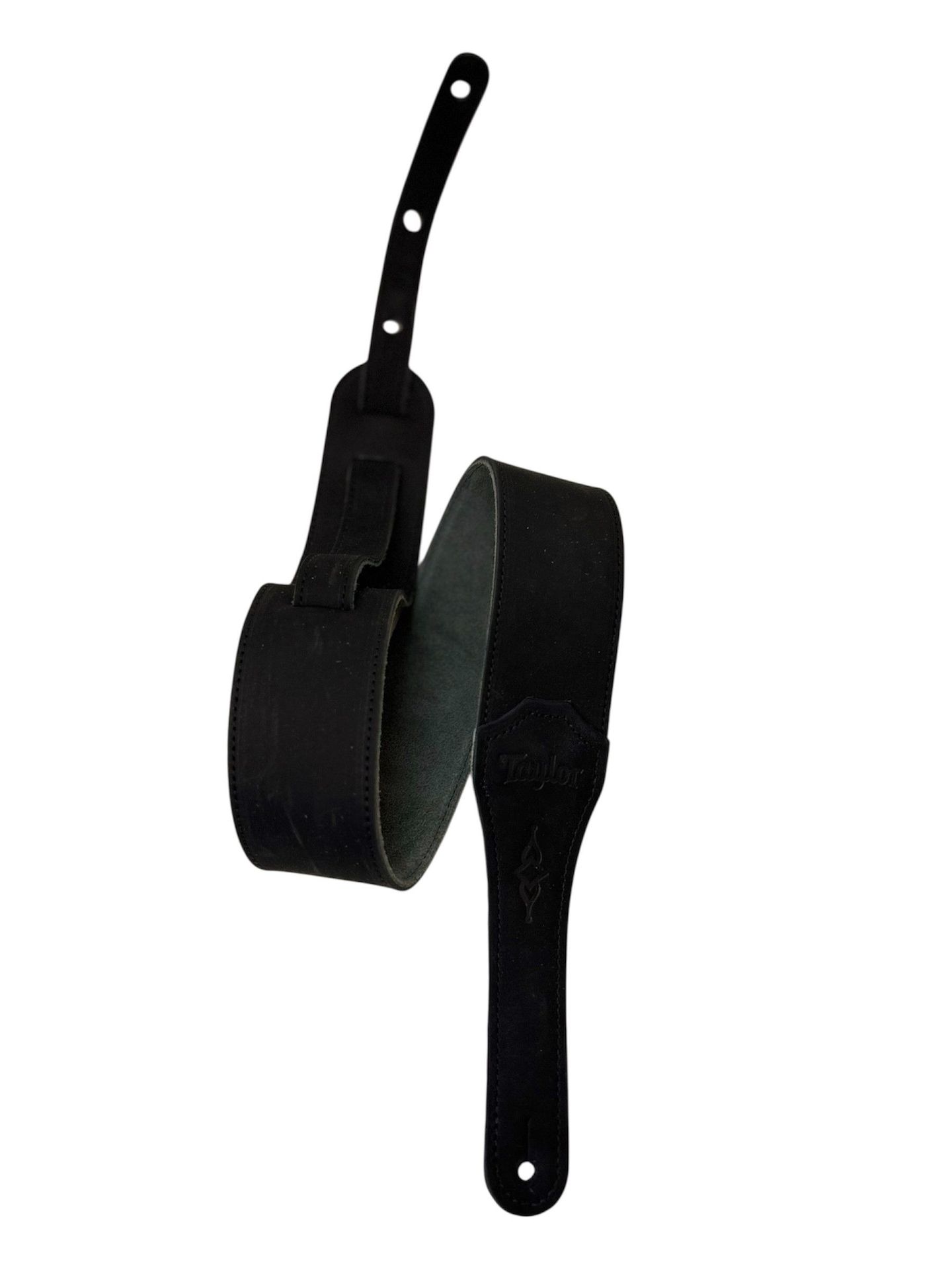 Taylor 2.5" Sanded Leather Gitarrengurt - Medium Black_00054116_