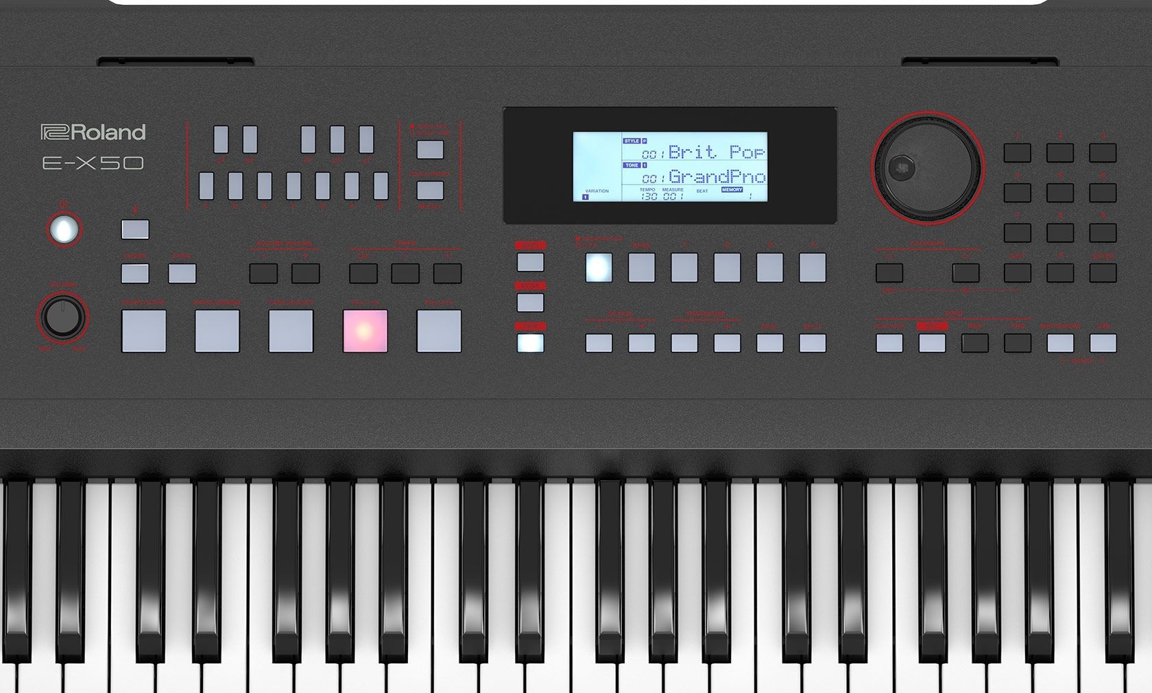 Roland E-X50 schwarz Arranger-Keyboard - 61 anschlagdynamischeTasten Roland E-X50 schwarz Arranger-Keyboard - 61 anschlagdynamischeTasten