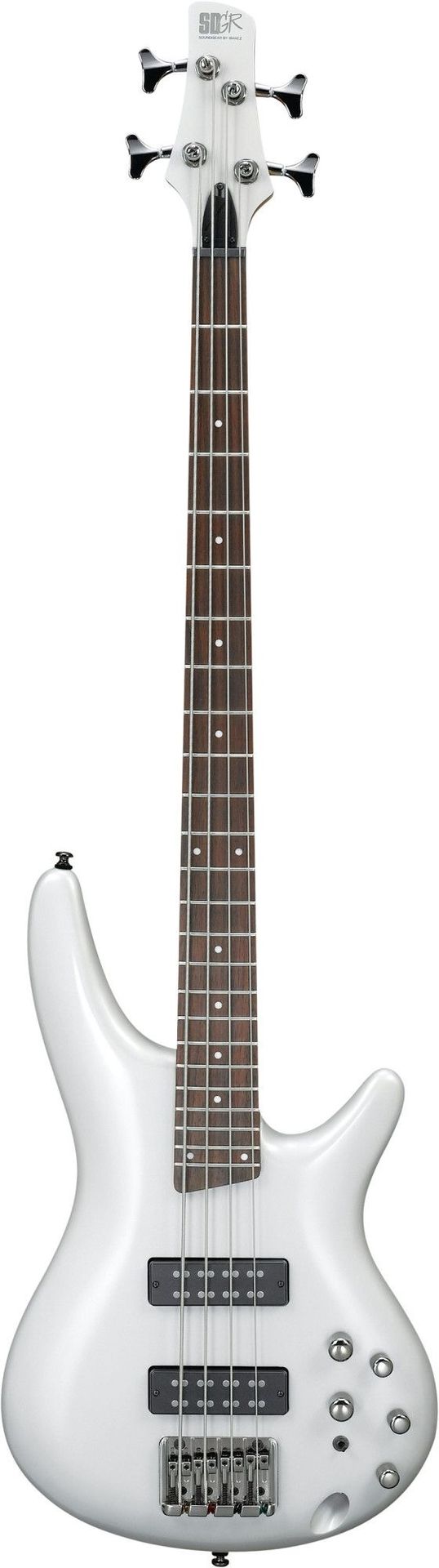 Ibanez SR300E-PW E-Bass Soundgear, 2 Humbucker, 4-Saiter