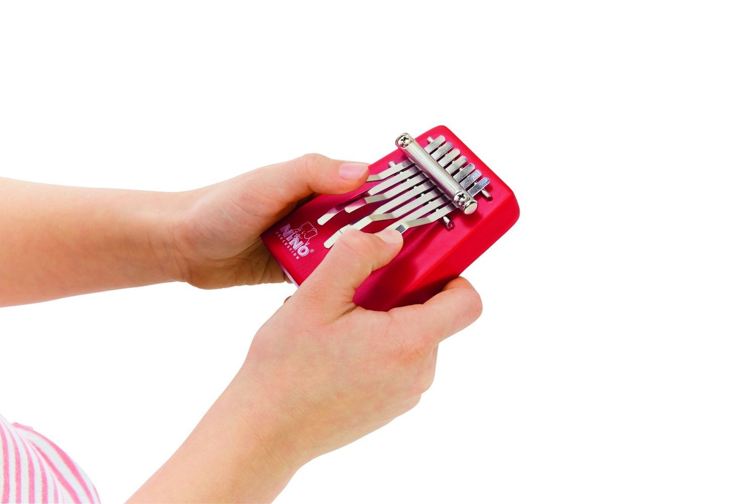 0840553043860 - Nino Holz Kalimba für Kinder rot NINO963R