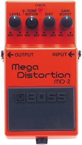 Boss MD-2 Mega Distortion, Effektgerät für E-Gitarre