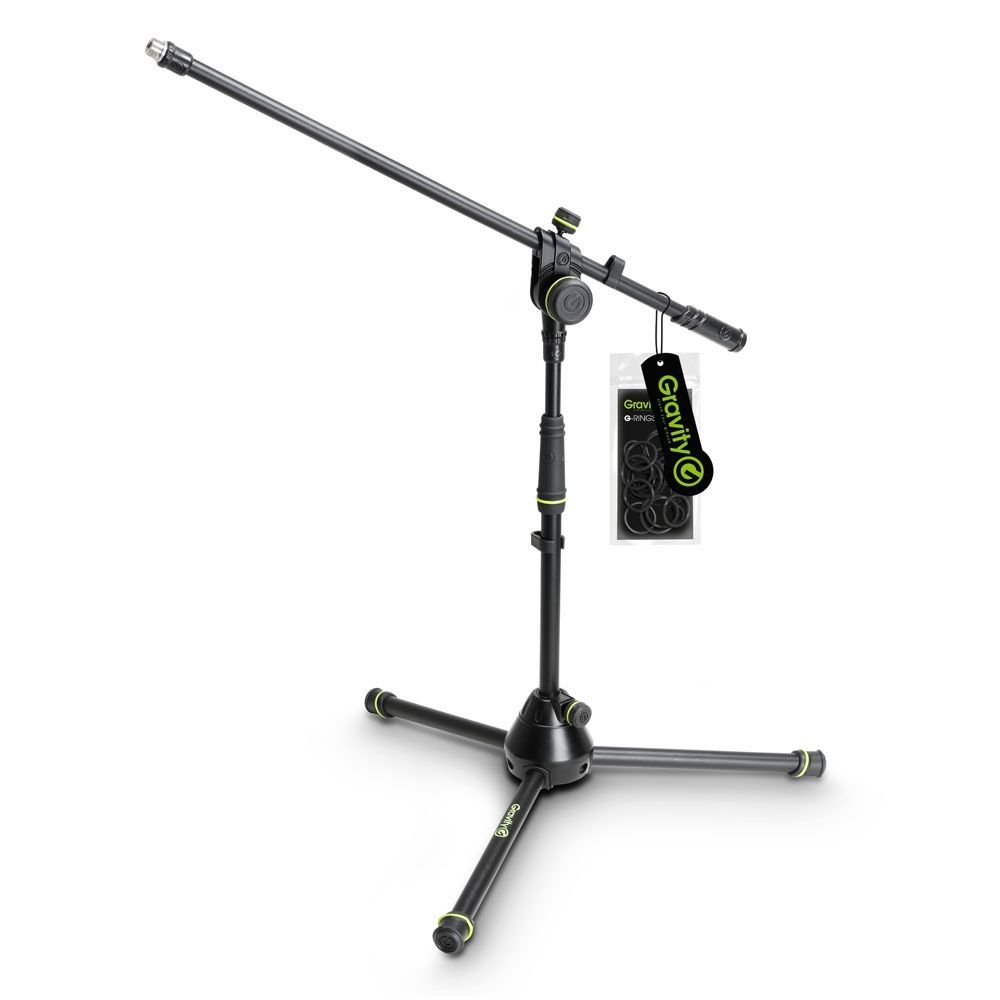 Gravity MS 4221 B niedriges Mikrofonstativ mit Dreibein-Fuß für Bassdrum Abnahme_00034245_