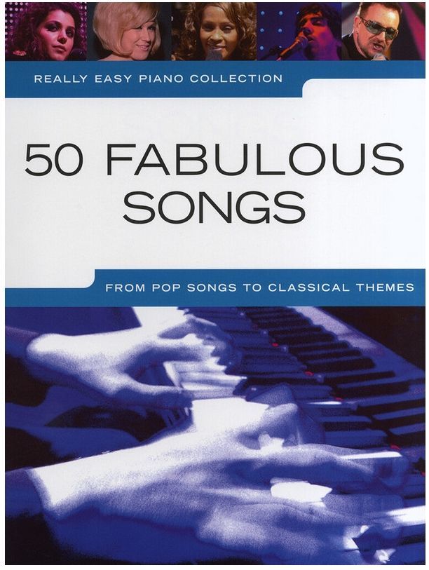 Noten 50 fabulous Songs: for really easy piano / Gesang & Klavier AM999449