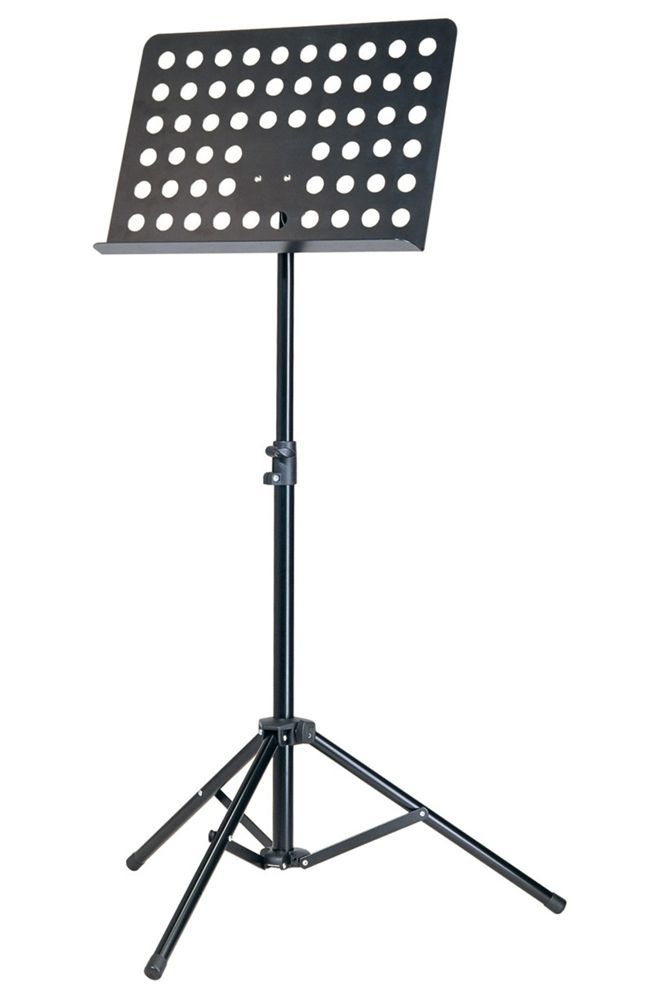 K&M 11899 Orchesternotenpult Stahl Lochblech,Höhe 700-1200mm, _00029263_