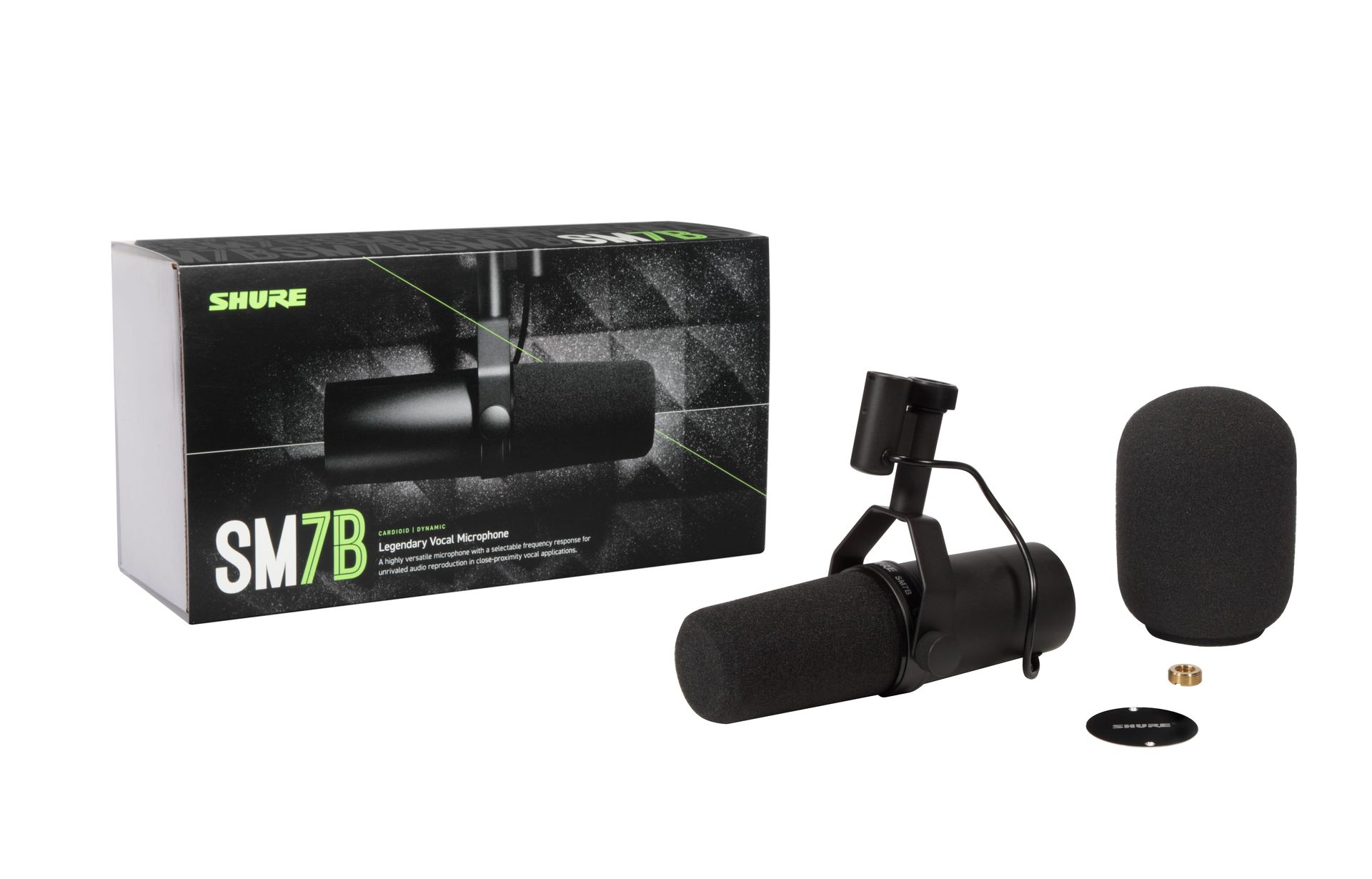 Shure SM 7 B Studio-Mikrofon, dynamisch, Niere, Großmembran, schwarz Shure SM 7 B Studio-Mikrofon, dynamisch, Niere, Großmembran, schwarz