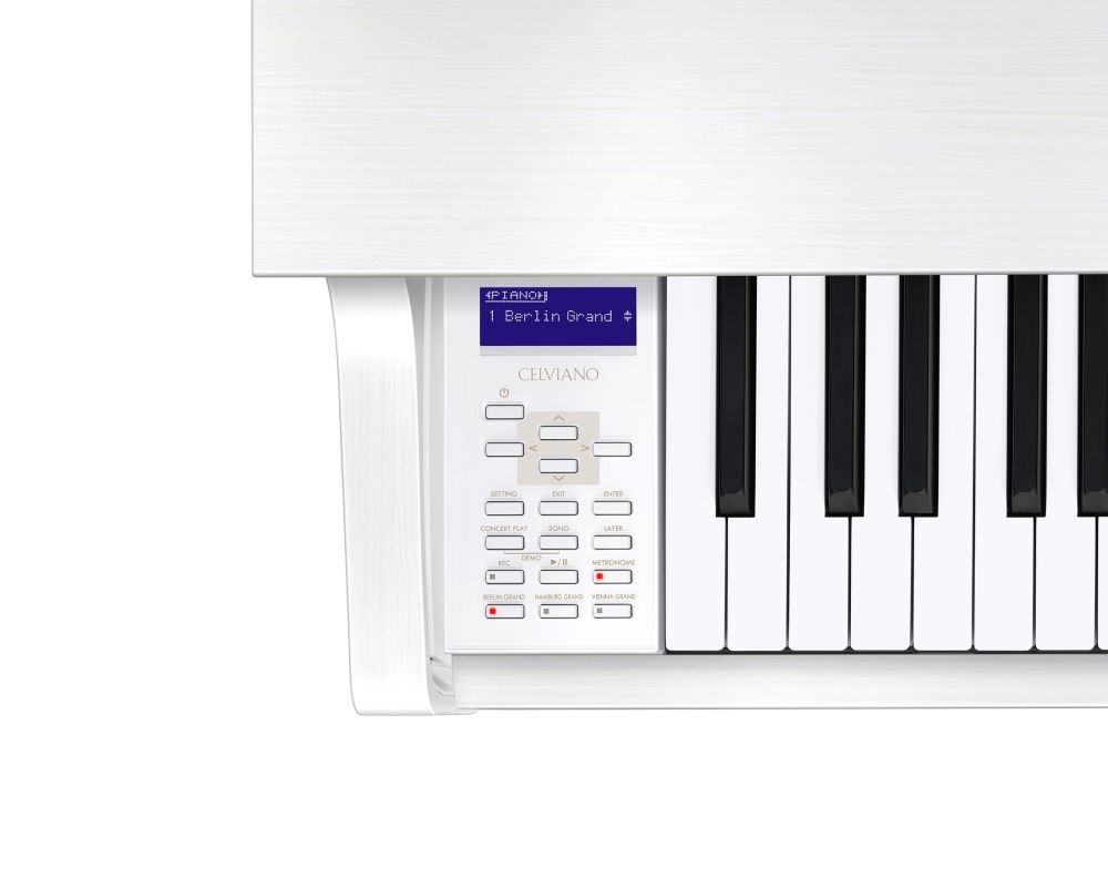 Casio GP-310 WE Bechstein Digitalpiano, Hybrid-Hammermechanik und Holztastatur Casio GP-310 WE Bechstein Digitalpiano, Hybrid-Hammermechanik und Holztastatur
