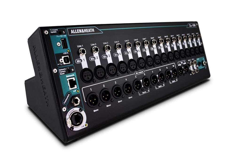 Allen & Heath QU-SB Ultra-Kompakter Digitalmixer für iPad Steuerung 18 Kanal